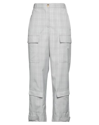Vicolo Woman Pants Grey Size S Polyester, Viscose, Elastane, Acetate In Grey