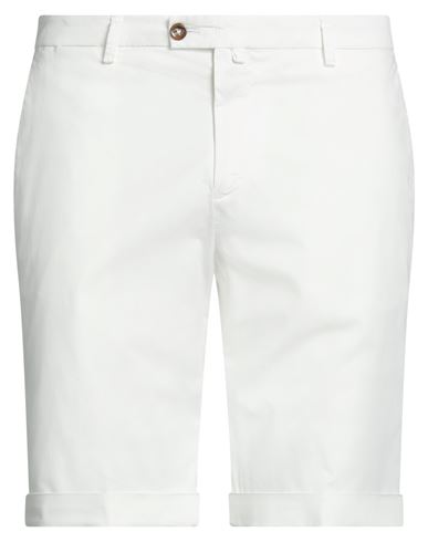 Briglia 1949 Man Shorts & Bermuda Shorts White Size 36 Cotton, Elastane
