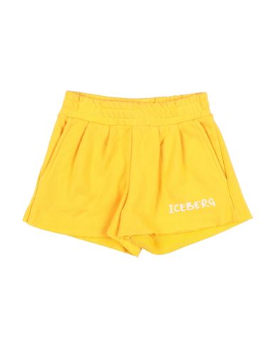 Shop Iceberg Toddler Girl Shorts & Bermuda Shorts Mandarin Size 4 Cotton, Elastane