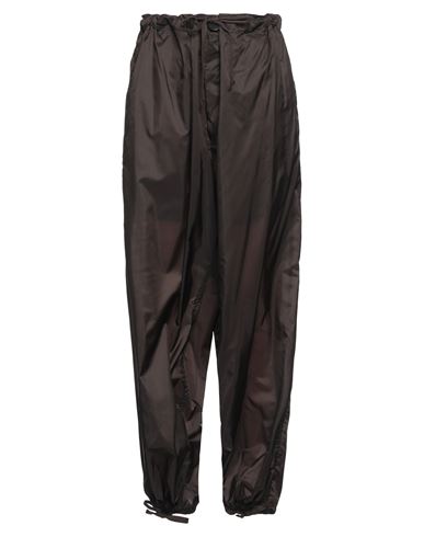 Maison Margiela Woman Pants Dark Brown Size 8 Polyamide
