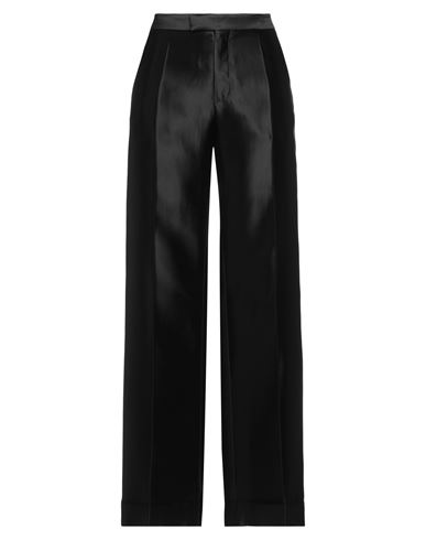 Maison Margiela Woman Pants Black Size 10 Viscose, Cotton, Silk