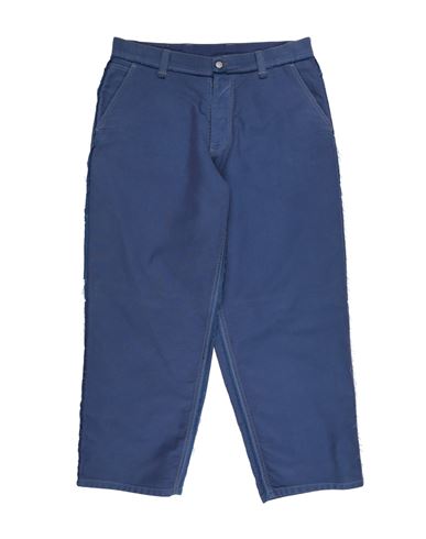 Maison Margiela Woman Pants Blue Size 33 Cotton