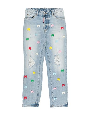 Dsquared2 Babies'  Toddler Girl Jeans Blue Size 6 Cotton, Elastane, Polyester