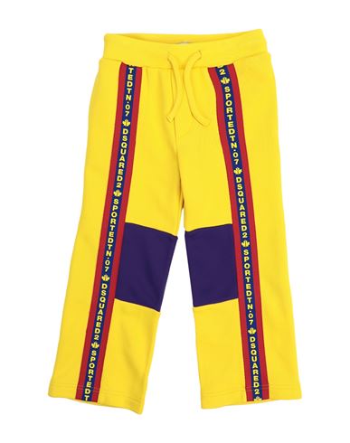Dsquared2 Toddler Pants Yellow Size 6 Nylon, Cotton In Yellow