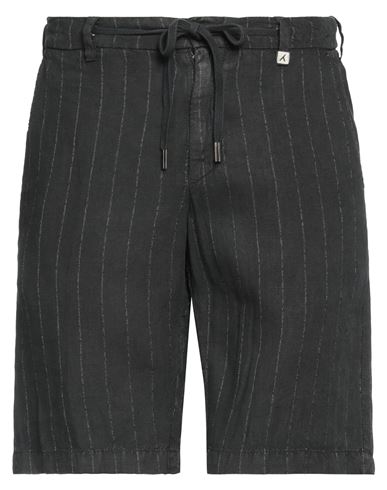 Myths Man Shorts & Bermuda Shorts Steel Grey Size 30 Linen, Cotton, Polyamide In Gray