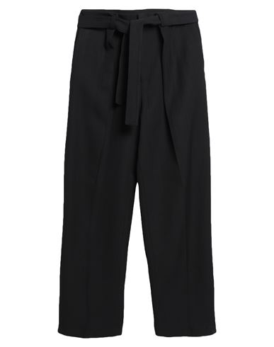 Shop Jil Sander Man Pants Black Size 34 Viscose, Silk