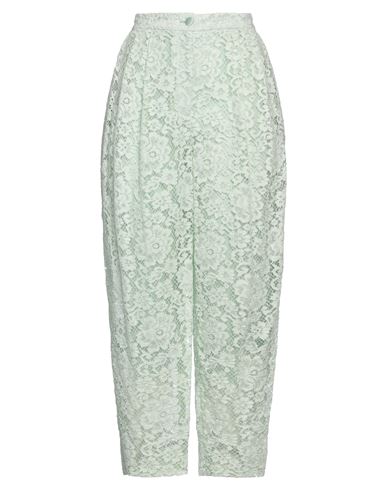 Dolce & Gabbana Woman Pants Light Green Size 6 Cotton, Viscose, Polyamide