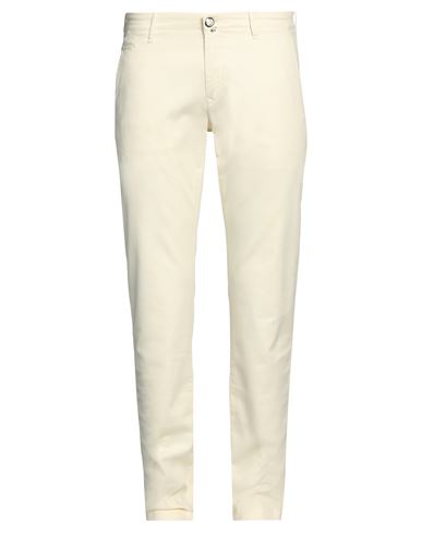 Jacob Cohёn Man Pants Cream Size 31 Cotton, Lyocell, Elastane In White