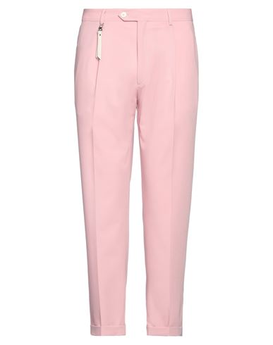 Gazzarrini Man Pants Pink Size 38 Polyester, Viscose, Elastane, Cotton