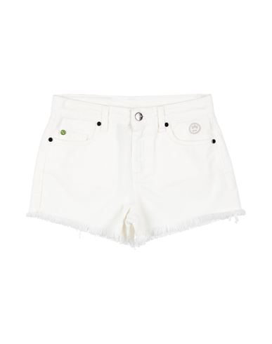 Barrow Toddler Girl Denim Shorts White Size 6 Cotton In White