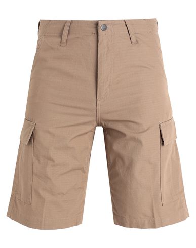 Carhartt Man Shorts & Bermuda Shorts Camel Size 29 Cotton In Beige