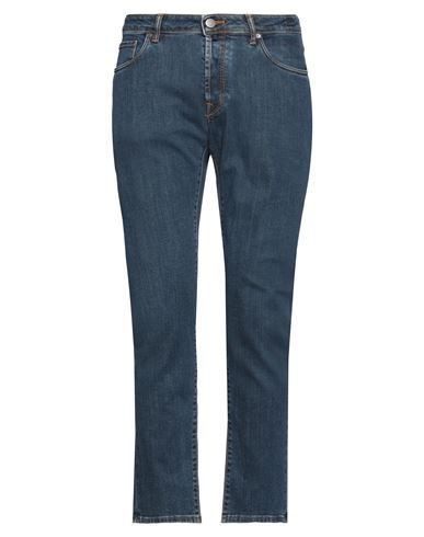 Shop Incotex Man Jeans Blue Size 34 Cotton, Polyester, Elastane