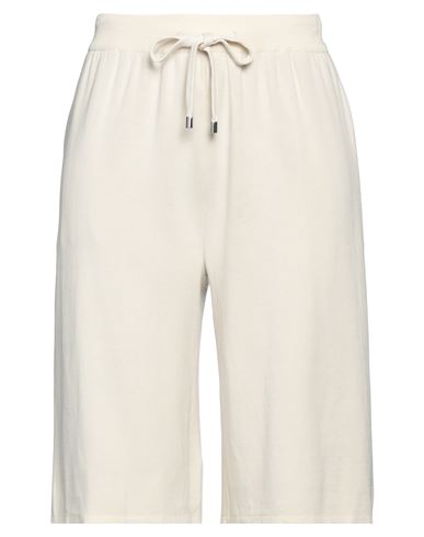 Malo Woman Pants Beige Size L Cotton, Polyamide