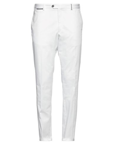 Hiltl Man Pants White Size 38 Cotton, Elastane