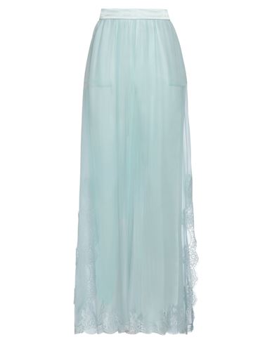 Dolce & Gabbana Woman Pants Sky Blue Size 10 Silk, Cotton, Polyamide