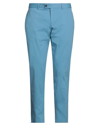 Hiltl Man Pants Pastel Blue Size 42 Cotton, Nylon, Elastane
