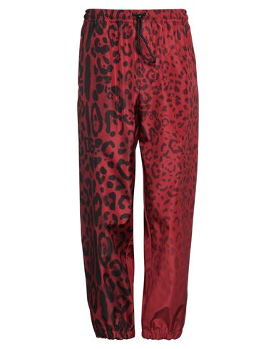Dolce & Gabbana Man Pants Red Size 38 Polyester