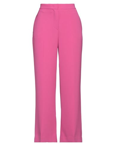 Kaos Woman Pants Fuchsia Size 10 Polyester, Elastane In Pink