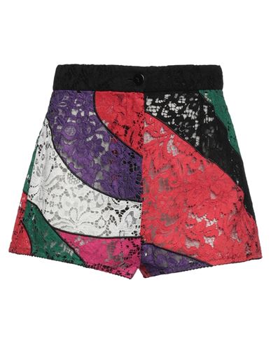 Dolce & Gabbana Woman Shorts & Bermuda Shorts Black Size 10 Cotton, Viscose, Polyamide