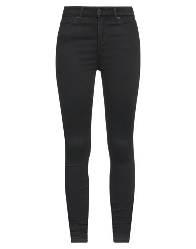 Tommy Hilfiger Woman Jeans Black Size 27w-32l Cotton, Elastomultiester, Elastane