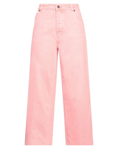 Haikure Woman Jeans Salmon Pink Size 28 Cotton