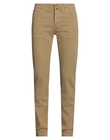 Jacob Cohёn Man Pants Camel Size 32 Cotton, Lyocell, Elastane, Polyester In Beige