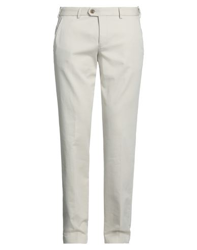 Hiltl Man Pants Light Grey Size 34 Cotton, Elastane