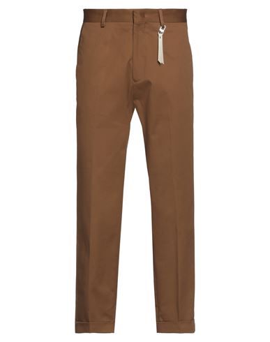 Gazzarrini Man Pants Brown Size 28 Cotton, Elastane
