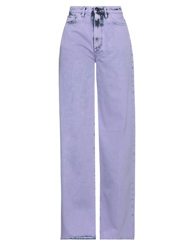 3x1 Woman Denim Pants Light Purple Size 26 Cotton
