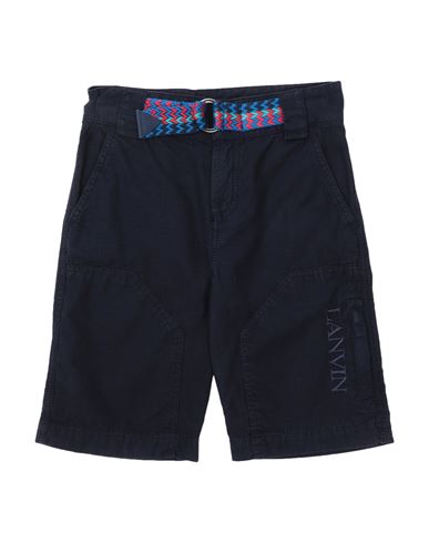 Lanvin Toddler Boy Shorts & Bermuda Shorts Navy Size 6 Cotton In Navy Blue
