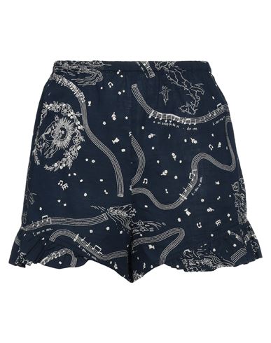 Shop Roseanna Woman Shorts & Bermuda Shorts Navy Blue Size 6 Cotton