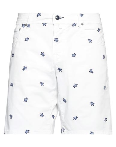 Vilebrequin Man Shorts & Bermuda Shorts White Size 35 Cotton, Elastane