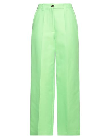 Essentiel Antwerp Woman Pants Acid Green Size 6 Recycled Polyester, Organic Cotton, Recycled Cotton