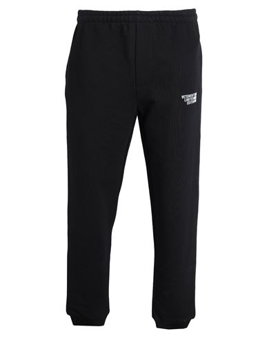 Vetements Man Pants Black Size Xl Cotton, Polyester
