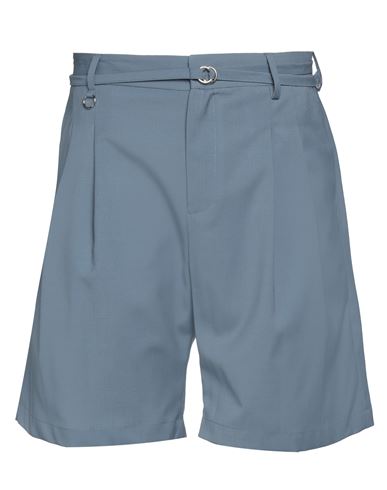 Golden Craft 1957 Man Shorts & Bermuda Shorts Pastel Blue Size 31 Polyester, Wool, Elastane
