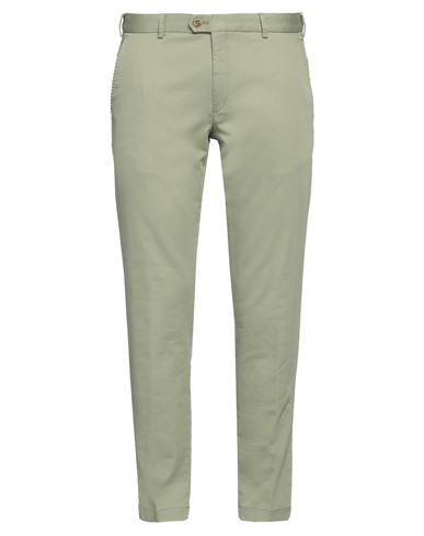 Hiltl Man Pants Military Green Size 42s Cotton, Elastane In Green
