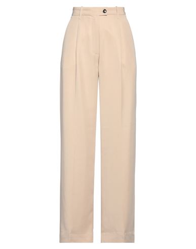 Nine In The Morning Woman Pants Sand Size 26 Lyocell, Linen, Cotton In Beige