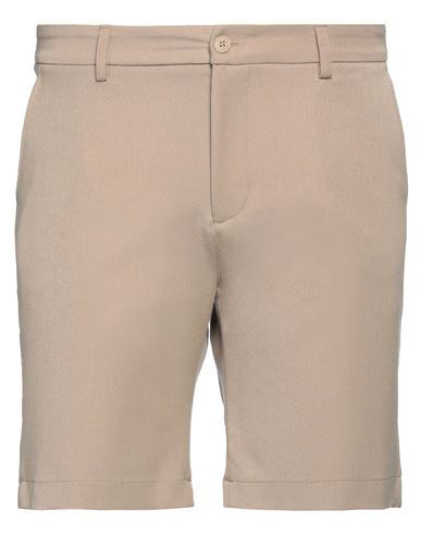 Les Deux Man Shorts & Bermuda Shorts Light Brown Size 36 Polyester, Viscose, Elastane