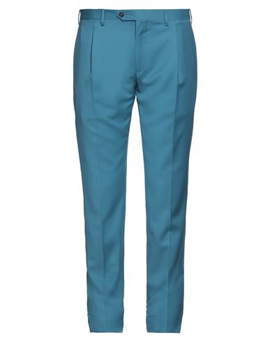 Lardini Man Pants Pastel Blue Size 38 Wool, Polyester, Cotton