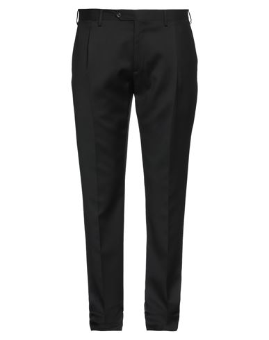 Lardini Man Pants Black Size 38 Wool, Polyester, Cotton
