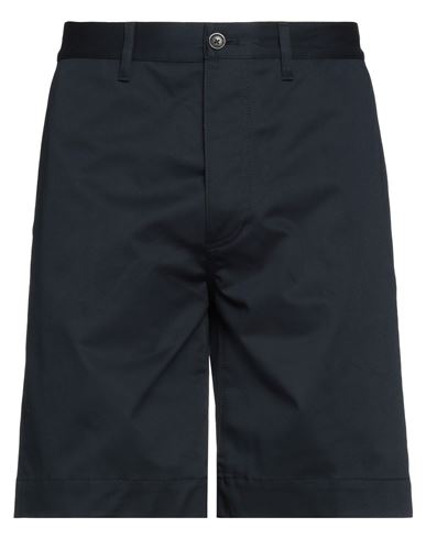 Nine In The Morning Man Shorts & Bermuda Shorts Navy Blue Size 28 Cotton, Elastane