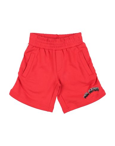 Neil Barrett Toddler Boy Shorts & Bermuda Shorts Red Size 6 Cotton In Red