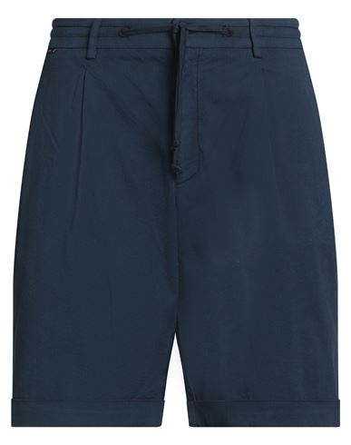 Shop 04651/a Trip In A Bag Man Shorts & Bermuda Shorts Navy Blue Size Xxl Cotton, Elastane