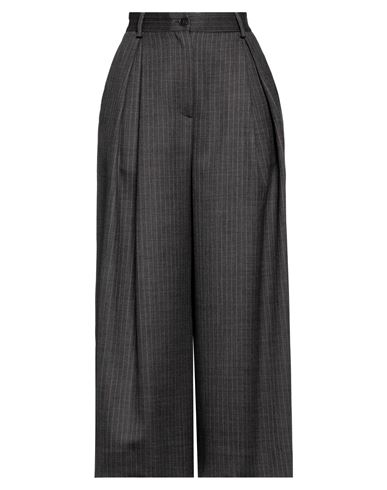 Dolce & Gabbana Woman Pants Lead Size 8 Virgin Wool, Elastane In Grey