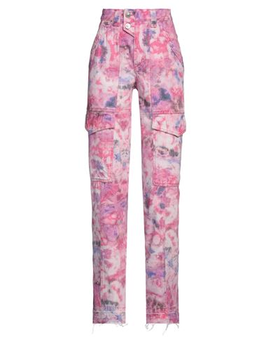 Marant Etoile Marant Étoile Woman Jeans Fuchsia Size 2 Cotton In Pink