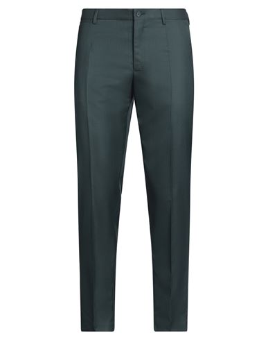 Dolce & Gabbana Man Pants Lead Size 40 Wool, Silk In Grey
