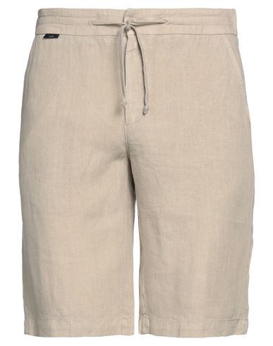 Shop 04651/a Trip In A Bag Man Shorts & Bermuda Shorts Beige Size Xl Linen