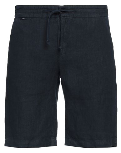 Shop 04651/a Trip In A Bag Man Shorts & Bermuda Shorts Midnight Blue Size Xl Linen