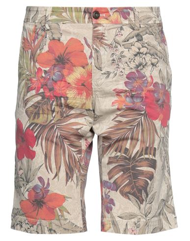 Mason's Man Shorts & Bermuda Shorts Beige Size 38 Cotton, Elastane
