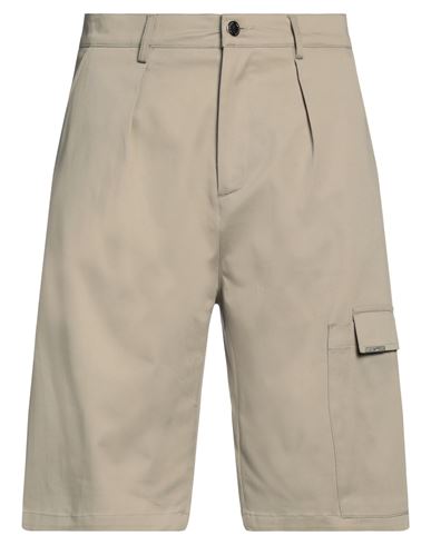 Les Hommes Man Shorts & Bermuda Shorts Sand Size 30 Cotton, Elastane In Beige